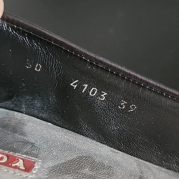 Prada Black Leather Kitten Heels - Picture 8 of 8